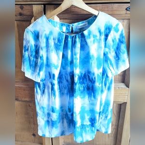 Calvin Klein tie dyed blouse. Women's medium